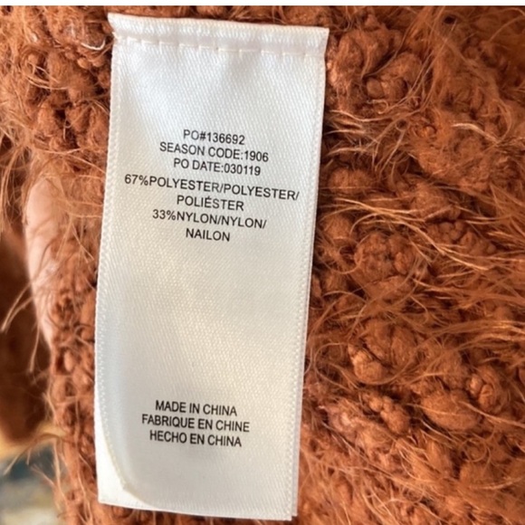 Splendid soft fuzzy cardigan tunic top sweater - Picture 7 of 9